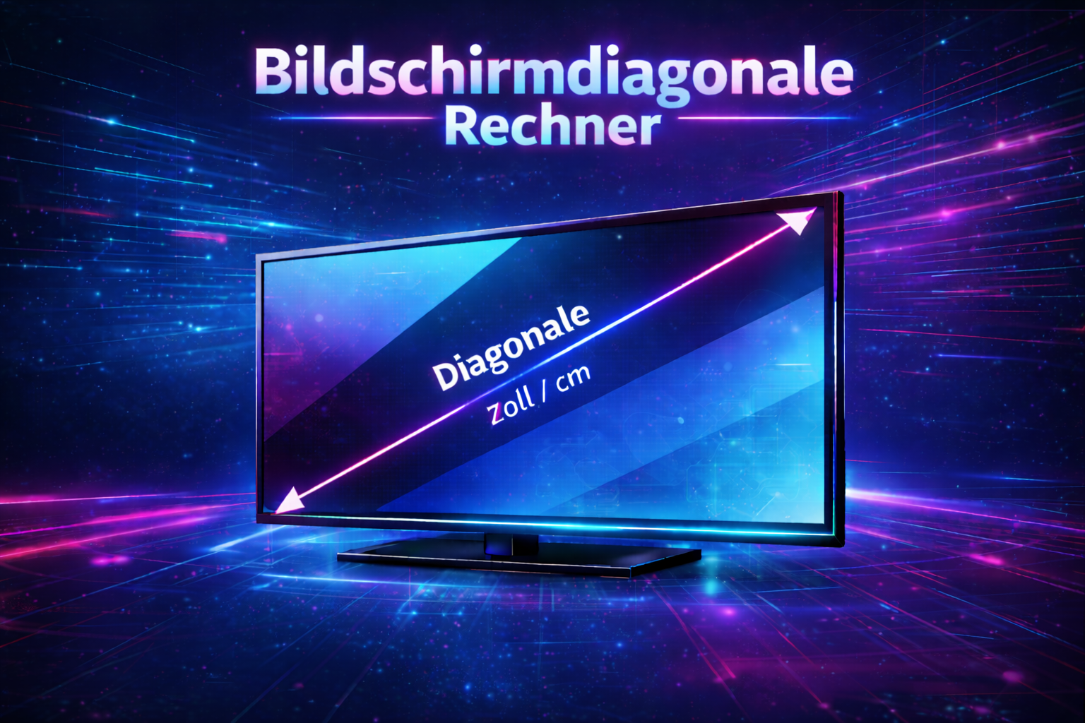 Bildscirmdiagonalerechner