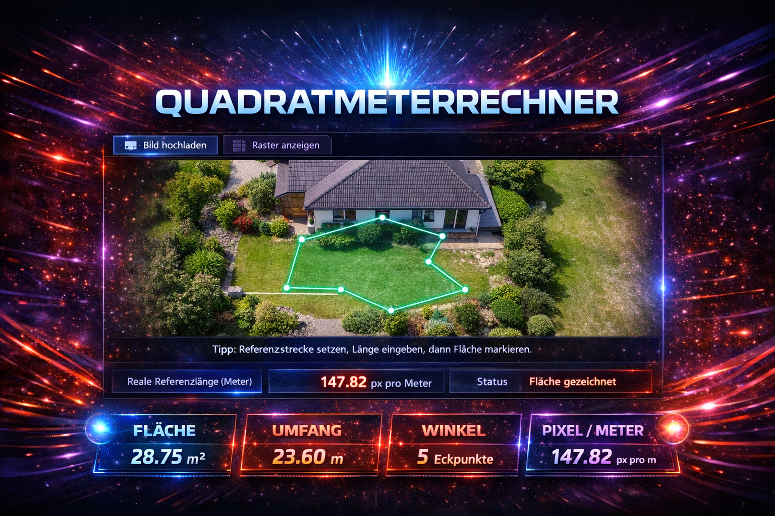 Qudratmeterrechner