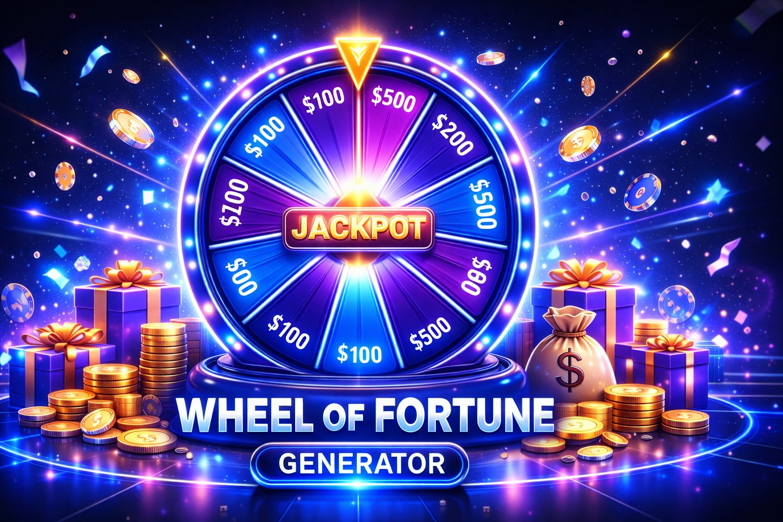 Wheel of fortune generator